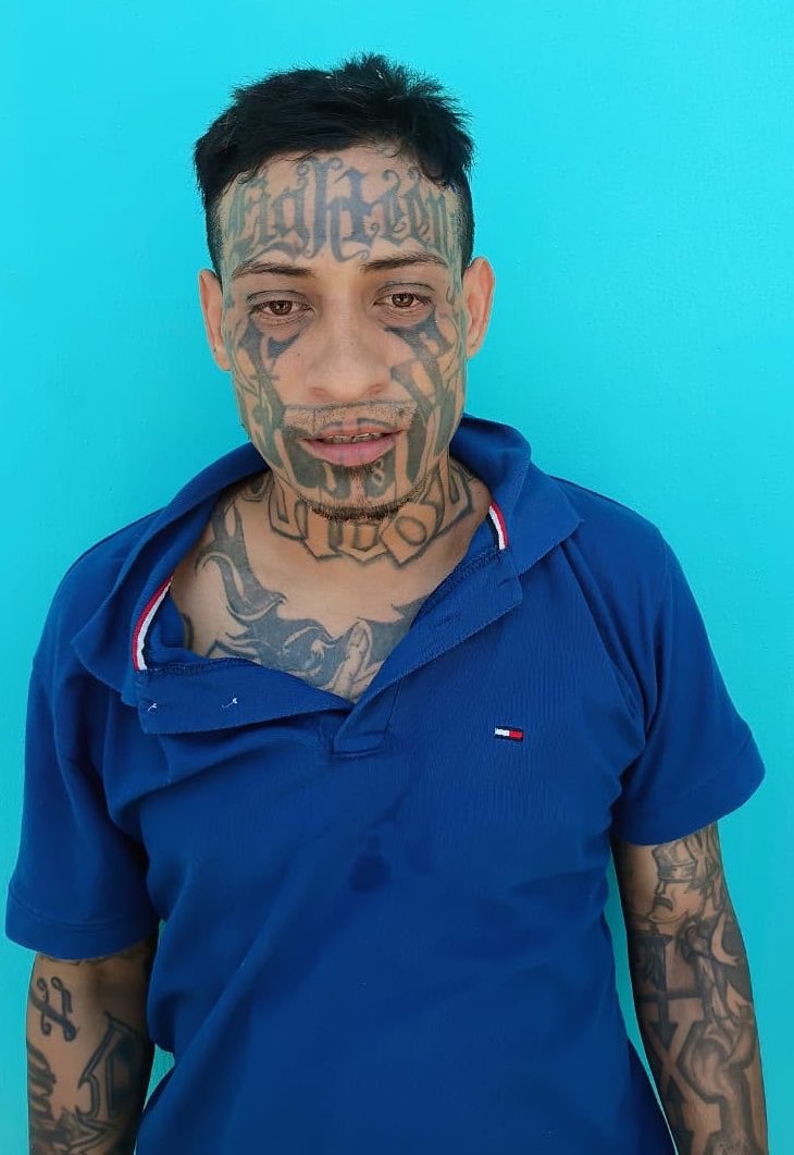 José Erwin Wilberto Ventura Cerón, alias “El Muerto”, capturado en México y señalado por autoridades salvadoreñas como integrante de la pandilla 18 Revolucionarios.